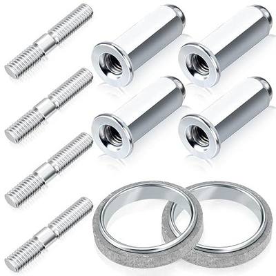 PAGOW 10 PCS Gy6 Exhaust Bolt and Gasket Kit for 50cc 125 cc 150cc Scooters ATVs Moped Quad 4 Wheeler Dune Buggy Sandrail Vehicles Motorcycle (2 Sets)