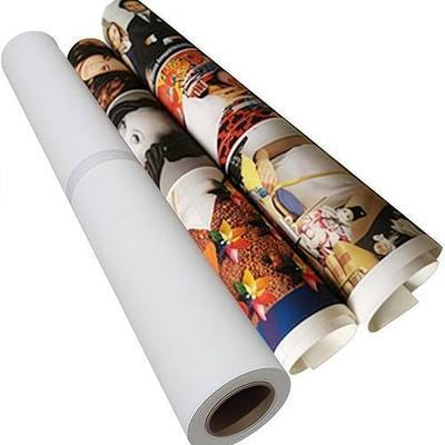 255 Polyester Canvas Roll 13inchx 40ft Waterproof Matte Inkjet Canvas for Decorative Painting Advertising and Wide Format Inkjet Printing 13inchx40ft