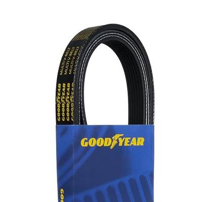 Goodyear Belts 1070410 Serpentine Belt, 7-Rib, 41" Length for 1994-2020 for 1994-2001 BMW & 2013-2020 Infiniti & 2013-2020 Nissan 5.0L V12