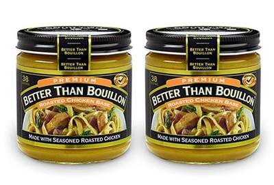 Better Than Bouillon Roasted Chicken Base 8 oz (Pack of 2) witht Teaspoon Scoop with BTB Authenticity Seal