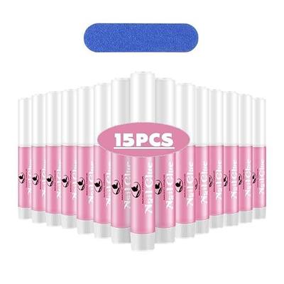 15PCS Nail Glue for Acrylic Nails, Professional Nail Tip Glue for Fake Nails Broken Nails Adhesive Super Bond for Press on Nails Glues Adhesive for Fake Nails Tips Glues