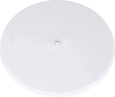 KASTLITE Custom Cut Round Lamp Shade Diffuser – 1/8” Thick Frosted White Acrylic Disc with 3/8" Center Hole – Softens Drum, Table, Pendant & Ceiling Lights – Lampshade Cover for Custom Openings | Fits Custom Lamp Openings, Flat Circular Disk Softens Light for Drum-Style Lampshades & Pendant Fixtures