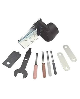 Dremel 1453 Chainsaw Sharpening Kit, Rotary Tool Accessory Set with Sharpening Angle Guide Attachment and Grinding Stones