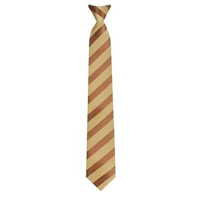 Jacob Alexander Men's Stripe Tonal Clip-On Neck Tie