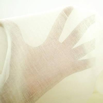 Muslin Fabric,100% Cotton,Loose Weave Cheesecloth, Optic White & Ecru Natural Cream Sheer Gauze Material. Authentic Premium Indian Cotton for Dressmaking and Curtains Crafts Neotrims. Cream, 1mt