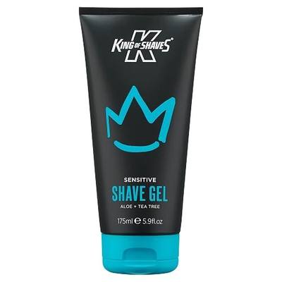 King of Shaves Sensitve Shaving Gel, Low Foam for a Refreshing and Precise Shave 5.92 fl oz