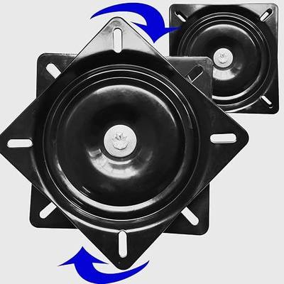 2Pack 6Inch Heavy Duty BarStool Swivel Plate Chair Base With Ball Bearings | 400lbs Capacity Barstool Swivel Base Lazy Susan Hardware Replacement Seat Parts for Chair Recliner Boat Swivel Turntable