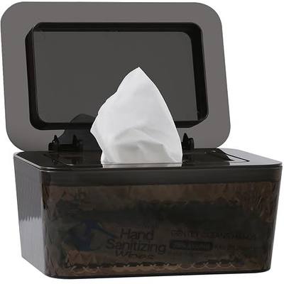 Baby Wipes Dispenser Wipe Holder - Larger Capacity Wet Wipe Dispenser Box Wipes Container for Bathroom Keep Wipes Moist and Fresh