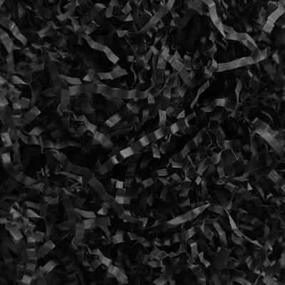 BLK&WH 0.5LB Paper Shred Filler, Black Crinkle Paper for Gift Wrapping & Packaging