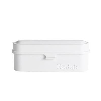 KODAK Film Case - for 5 Rolls of 35mm Films - Compact, Retro Steel Case to Sort and Safeguard Film Rolls (White) (Film is not Included)