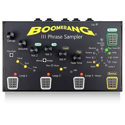 Guitar Looper Pedal BOOMERANG III - Run 4 Separate Loops - Multi Effects Loop Pedal Station - Electric Guitar, Bass, Keyboard, DJ - Fits Small Guitar Pedal Board - Pro Loop Machine
