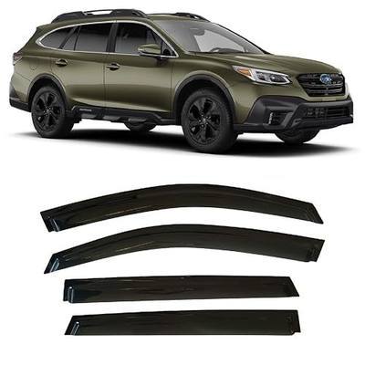 2020-2025 Tape-On Rain Guards for Subaru Outback Side Window Visor Deflectors, Premium Limited Touring, Durable Tinted Vent Shades 2021 2022 2023 2024
