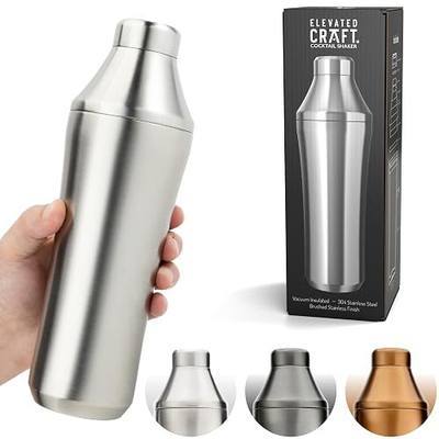 Hybrid Cocktail Shaker, Vacuum Insulated Stainless Steel, 28 oz | Hybrid Cocktail Shaker with Vacuum Insulated Stainless Steel, Innovative Measuring System, 28 oz