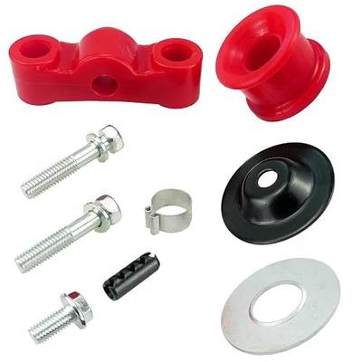 Shift Linkage Hardware Pin Clip and Energy Suspension Bushing Fit for Honda Civic CRX Acura Integra, Transmission Shifter Stabilizer Shifter Bushing Kit, Fit B Series Linkage and Swaps