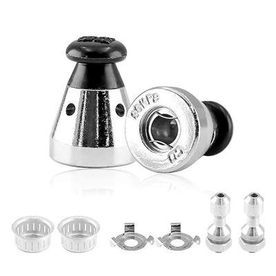 Bonsicoky Universal Pressure Cooker Relief Jigger Valve, 2PCS | With Exhaust Rod, Safe and Anti-blocking, Regulator Weight Pressure Control, 80KPA