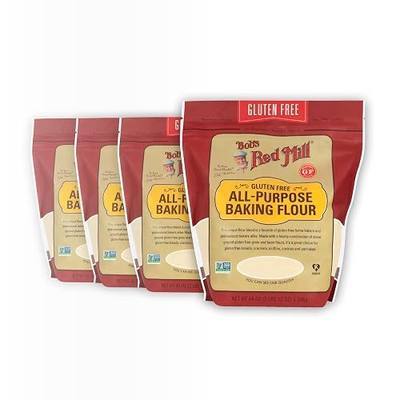 Bob's Red Mill Gluten Free All Purpose Baking Flour, 44oz (Pack of 4) - Gluten Free, Vegan, Kosher