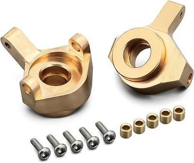 INJORA Brass Steering Knuckles for 1/24 RC Crawler Axial SCX24 AXI90081