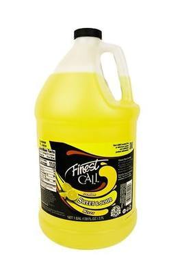 Finest Call Premium Sweet & Sour Ready-to-Use Drink Mix, 1 Gallon | A Balance of Sweet & Tart Lemon Flavors | Cocktails & Mocktails, Premium Ingredients, Consistent Quality, Easy Pour