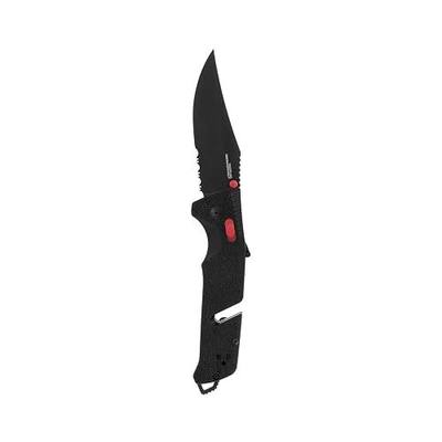 SOG Trident at Ambidextrous Professional Partially Serrated Folding Knives | Heat-Treated CRYO D2 Stainless Steel Blade