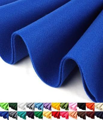 Barcelonetta | Felt Fabric | 72" Wide | 1.6mm Thick | Acrylic & Soft | Felt by the Yard | Felt for DIY Crafts, Projects, Sewing (Royal Blue, Half Yard)