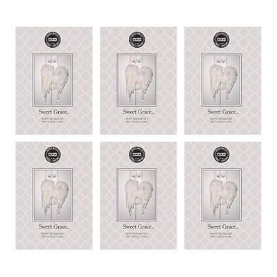 Bridgewater Candle Sachet Air Freshener Bag for Home or Car 6 Pack-Sweet Grace