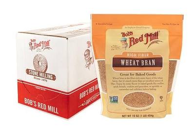 Bob's Red Mill Wheat Bran, 16oz (4 Pack)