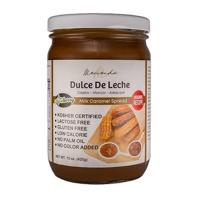 Authentic Argentine Dulce de Leche - Creamy Caramel Milk Spread - Gourmet Sweet Topping for Desserts and Baking, Kosher, Gluten Free, Cookies, Chocolate, Alfajores, Ice cream - Merienda Dulce de Leche (15 Oz, Original)
