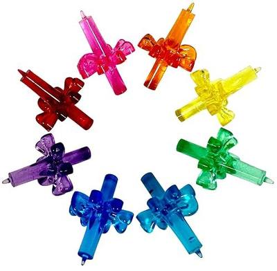 National Artcraft Candle Blossom Ceramic Tree Light Ornaments - (90/Pk) (Multi-Colored)