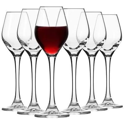 Krosno Grappa, Schnapps & Liqueur Glasses | 6-Piece Set | 2.0 oz | Splendour Collection | Vodka Shot Glasses | For Home, Restaurants & Parties | Dishwasher Safe | Lead-Free Crystal Glass