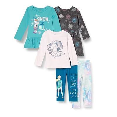 Amazon Essentials Disney | Marvel | Star Wars | Frozen | Princess Girls and Toddlers' Mix-and-Match Cotton Set, Pack of 5