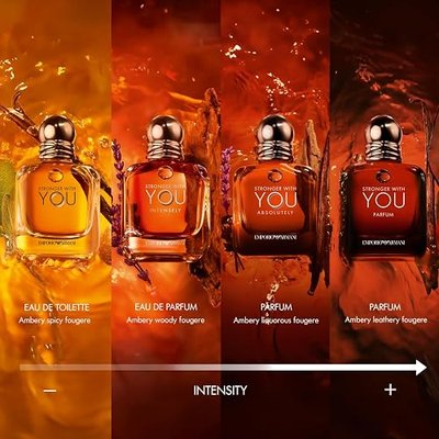 Armani Beauty Stronger With You Absolutely Parfum - Spicy Cologne for Men | Fresh Long Lasting Fragrance with Rum, Cedarwood & Vanilla - Earthy & Woody Scent for Men Perfect for Evening Wear
