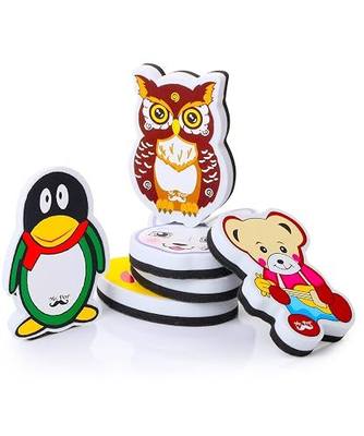 Mr. Pen- Magnetic Dry Erase Erasers, 6 Pack, 6 Cute Designs | Cute Magnetic Whiteboard Erasers for White Board, Classroom, Home, Office, Back to School Supplies