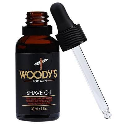 Woody's Shaving Essentials, Shave Oil for Men, Pre-Shave Base Oil Layer for Enhanced Shaving and Smoother Skin, 1 Fl Oz