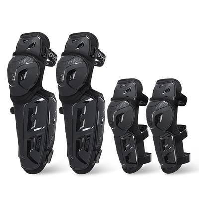 Scoyco Motorcycle Knee Pads for Men - CE Level 1 Motocross Knee and Elbow Guards Protective Gear Armor with 45°-180° Knee Flexibility Design Adjustable Elastic Band