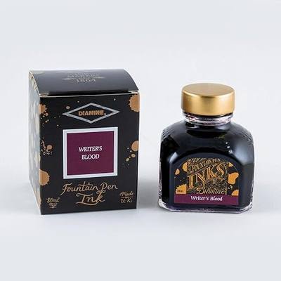 Diamine Ink, 80ml Bottle, Writer's Blood, 7110