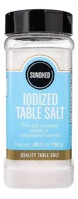 Sundhed Iodized Table Salt in Refill | 750 Grams (26.45 oz)