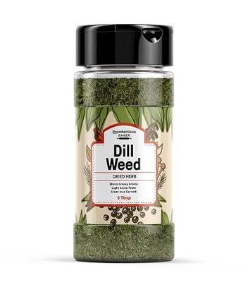 Unpretentious Dill Weed, 5 Tbsp, Light Anise Taste, Garnish