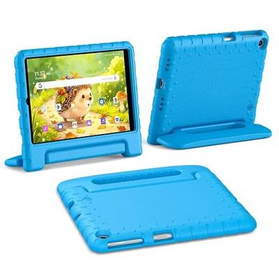 Kids Case for LG G Pad 5 10.1 FHD 2019 (Model: LMT600), Light-Weight EVA Soft Foam Durable Rugged Shockproof Kidsproof Child Cover Foldable Handle to Kickstand, Blue