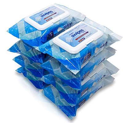 Vaxxen Labs SWIPES - 70% Isopropyl Alcohol Wipes - 8 Pack (200 Count)