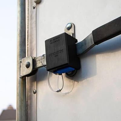 PACLOCK's 81-Series Patented Trailer Door Lock, UCS, High Performance 6-Pin Cylinder, One Lock Keyed to a Number U-Pick! w/ 2 Keys, Black