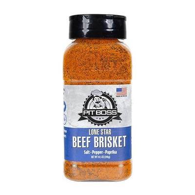 Pit Boss Lone Star Beef & Brisket Rub | Salt Pepper Paprika Blend | Grill Spices for Beef, Pork, and Chicken | Gluten Free, Preservative Free, No MSG, No Artificial Flavors