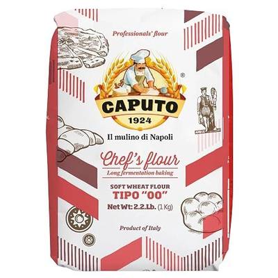Antimo Caputo Chefs Flour, Italian Double Zero 00, Soft Wheat for Pizza Dough, Bread, & Pasta, 2.2 Pound (Pack of 10)