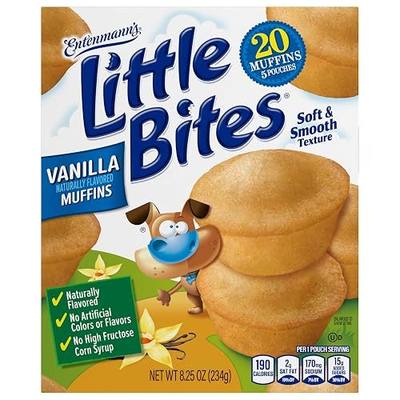 Entenmann's Little Bites Vanilla Mini Muffins, 5 Count