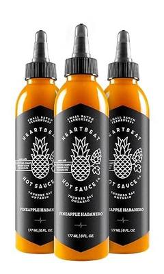 Heartbeat Hot Sauce Co. | Pineapple Habanero, 6 oz. 3 pack