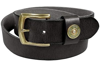Belts.com Shotgun Shell Concho Genuine Casual Jean Leather Belt 1-1/2"(38mm) wide