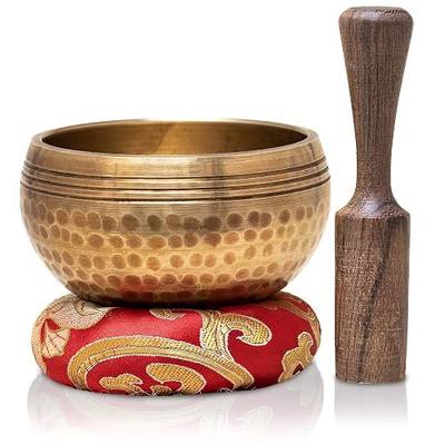 HIMALAYAN HEALING® Tibetan Singing Bowls Set~ Meditation Sound Bowl hand Hammered in Nepal For Yoga, Meditation, Mindfulness, Healing & Chakra balancing~