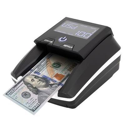 DETECK DT10C Portable Counterfeit Bill Detector Machine, Automatic 4-Way Direction USD & EUR Value Counting, Counterfeit Money Detector UV/IR/MG for Small Businesses (Battery Included)