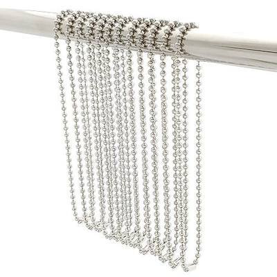 Shower Curtain Hooks Long Size 27inch/70cm, Shower Curtain Rings 12pcs, spa-Quality Look, Stainless Steel