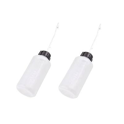 2PCS Iron Head Plastic Oiler Refueling Machine Tool Beak Empty Oil Bottle Oiler 120 ML Long Mouth Plastic Oiler