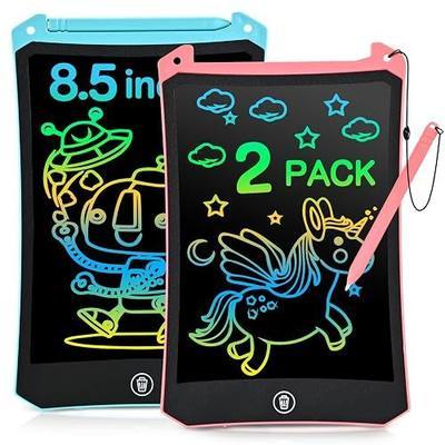 cimetech Toddler Girl Gifts, LCD Writing Tablet 2 Pack, Kids Toys for 3 4 5 6 Year Old Boys, 8.5 Inch Drawing Pad Painting Coloring Books, Travel Essentials Activities, Birthday Gifts Toddler Age 1-3